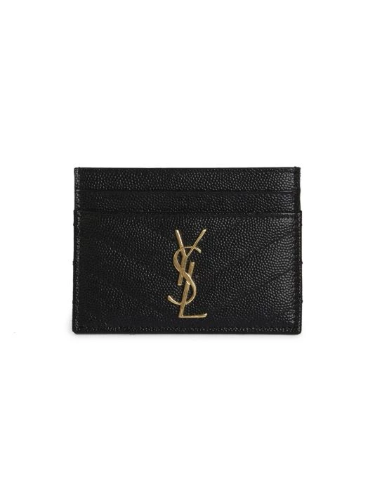 Saint Laurent Monogram Matelassé Leather Card Case 3 Saint Laurent Monogram Matelassé Leather Card Case