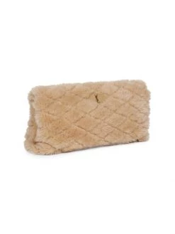 Saint Laurent Large Sade Shearling Clutch -Saint Laurent Sales Store unnamed file 359