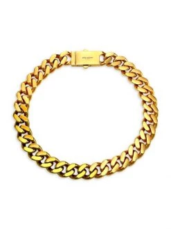 Saint Laurent Chain Collar Necklace