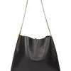 Saint Laurent Medium Suzanne Leather Hobo Bag Nero -Saint Laurent Sales Store unnamed file 3607
