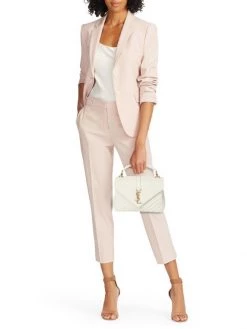 Saint Laurent Medium Collège Matelassé Leather Bag Taupe -Saint Laurent Sales Store unnamed file 3615