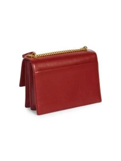 Saint Laurent Medium Sunset Leather Shoulder Bag Black -Saint Laurent Sales Store unnamed file 3649