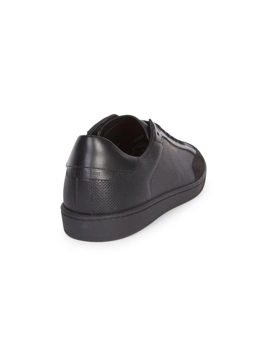 Saint Laurent Court Classic Perforated Leather Sneakers For Men 5 Saint Laurent Court Classic Perforated Leather Sneakers For Men - Image 3