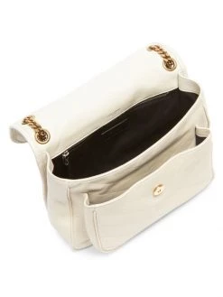 Saint Laurent Medium Niki Leather Shoulder Bag Crema Soft -Saint Laurent Sales Store unnamed file 3715