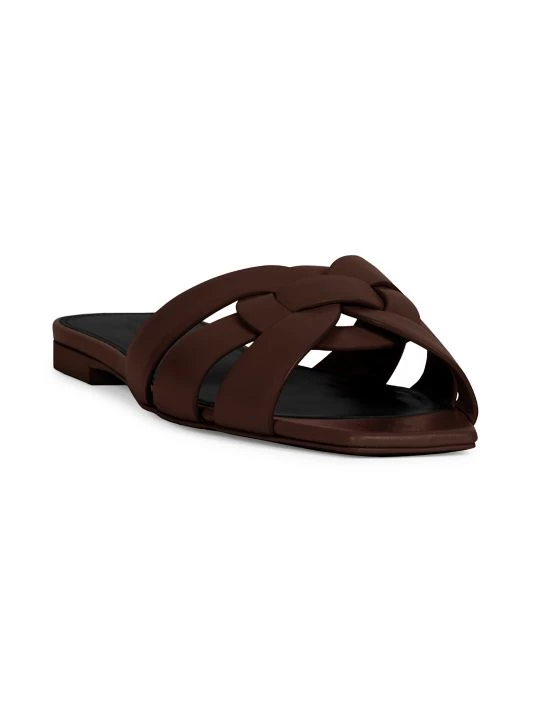 Saint Laurent Tribute Leather Slides 4 Saint Laurent Tribute Leather Slides - Image 2