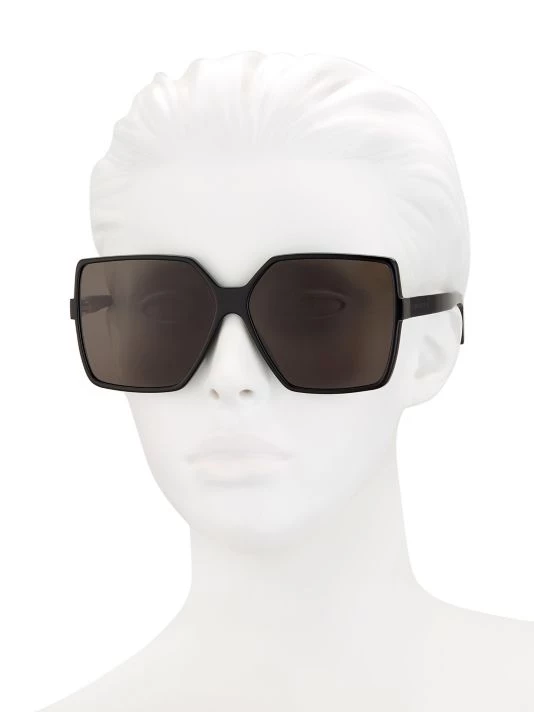 Saint Laurent 63MM New Wave Betty Square Sunglasses 4 Saint Laurent 63MM New Wave Betty Square Sunglasses - Image 2
