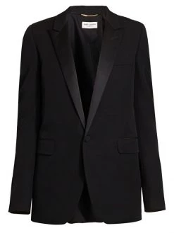 Saint Laurent Classic Wool Blazer
