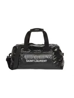 Saint Laurent Sport Duffel Bag For Men Black Argento -Saint Laurent Sales Store unnamed file 3785