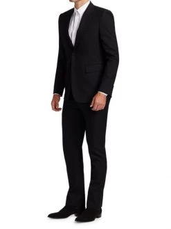 Saint Laurent Virgin Wool Suit For Men -Saint Laurent Sales Store unnamed file 3796