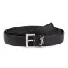 Saint Laurent Grain Leather Belt For Men -Saint Laurent Sales Store unnamed file 3809