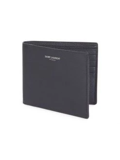Saint Laurent Grain Leather Wallet For Men