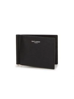 Saint Laurent Grain Leather Bifold Wallet For Men