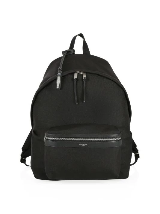 Saint Laurent Logo City Backpack 3 Saint Laurent Logo City Backpack