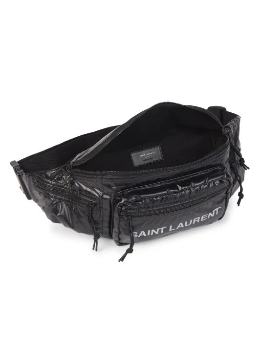 Saint Laurent Logo Belt Bag For Men Dark Kaki 5 Saint Laurent Logo Belt Bag For Men Dark Kaki - Image 3