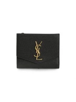 Saint Laurent Monogram Leather Bi-Fold Wallet