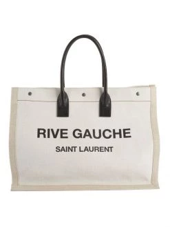 Saint Laurent Rive Gauche Linen Tote For Men