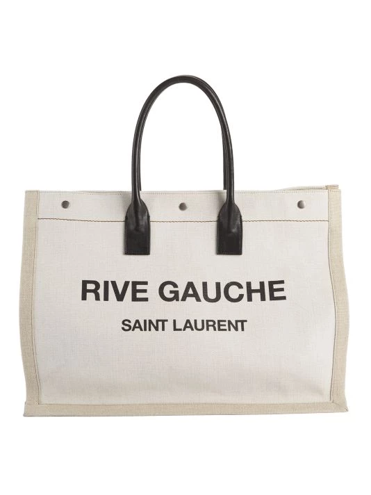 Saint Laurent Rive Gauche Linen Tote For Men 3 Saint Laurent Rive Gauche Linen Tote For Men