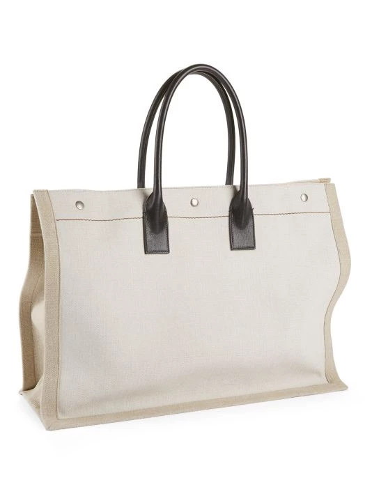 Saint Laurent Rive Gauche Linen Tote For Men 6 Saint Laurent Rive Gauche Linen Tote For Men - Image 4