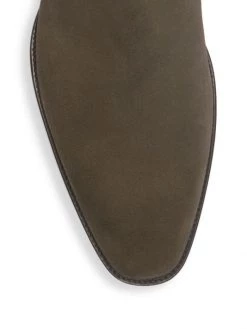 Saint Laurent Wyatt Suede Chelsea Boots For Men Black 11 Saint Laurent Wyatt Suede Chelsea Boots For Men Black -Saint Laurent Sales Store unnamed file 3883