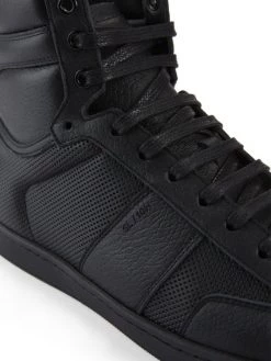 Saint Laurent Leather High Top Sneakers For Men 13 Saint Laurent Leather High Top Sneakers For Men -Saint Laurent Sales Store unnamed file 3899