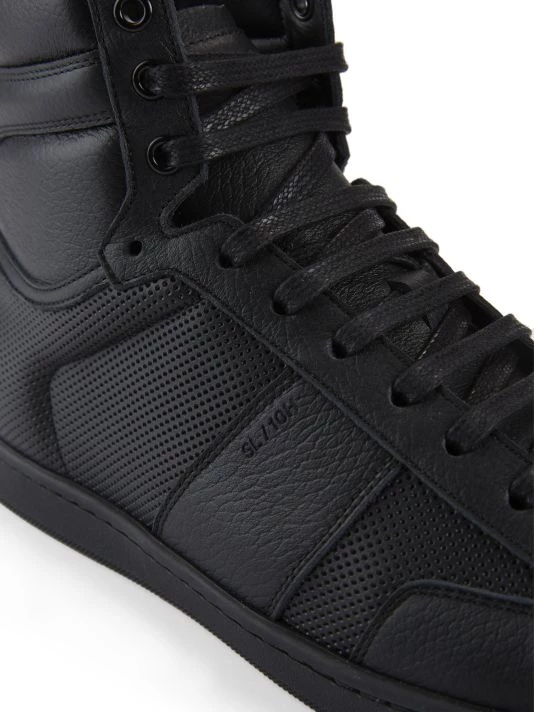 Saint Laurent Leather High Top Sneakers For Men 8 Saint Laurent Leather High Top Sneakers For Men - Image 6