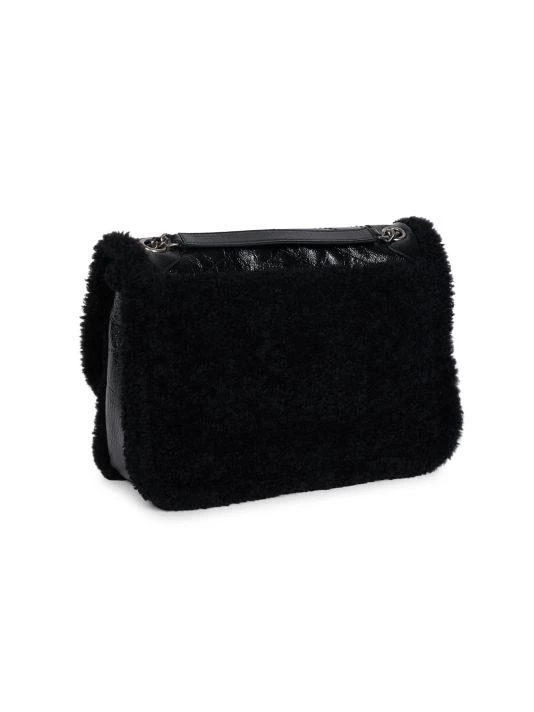 Saint Laurent Medium Niki Shearling-Trimmed Leather Shoulder Bag 7 Saint Laurent Medium Niki Shearling-Trimmed Leather Shoulder Bag - Image 5