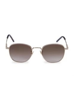 Saint Laurent 59MM Round Sunglasses For Men