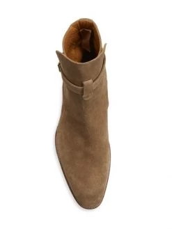 Saint Laurent Wyatt Suede Ankle Boots For Men -Saint Laurent Sales Store unnamed file 3931