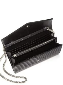 Saint Laurent Monogram Matelassé Leather Wallet-On-Chain -Saint Laurent Sales Store unnamed file 3935
