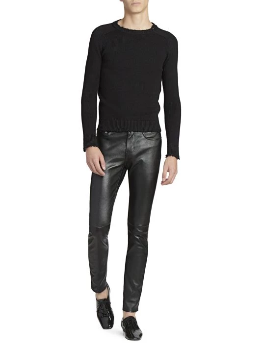 Saint Laurent Distressed Knit Pullover For Men 4 Saint Laurent Distressed Knit Pullover For Men - Image 2