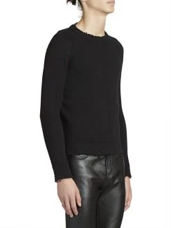 Saint Laurent Distressed Knit Pullover For Men 10 Saint Laurent Distressed Knit Pullover For Men -Saint Laurent Sales Store unnamed file 3939
