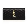 Saint Laurent Monogram Matelassé Leather Flap Wallet -Saint Laurent Sales Store unnamed file 3952