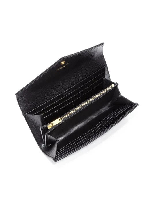 Saint Laurent Monogram Matelassé Leather Flap Wallet 4 Saint Laurent Monogram Matelassé Leather Flap Wallet - Image 2