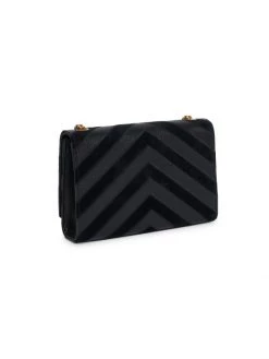 Saint Laurent Small Kate Chain Monogram Chevron Suede & Leather Shoulder Bag -Saint Laurent Sales Store unnamed file 396