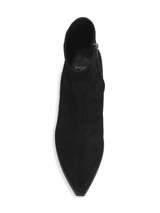 Saint Laurent Lukas Suede Western Ankle Boots For Men 7 Saint Laurent Lukas Suede Western Ankle Boots For Men - Image 5