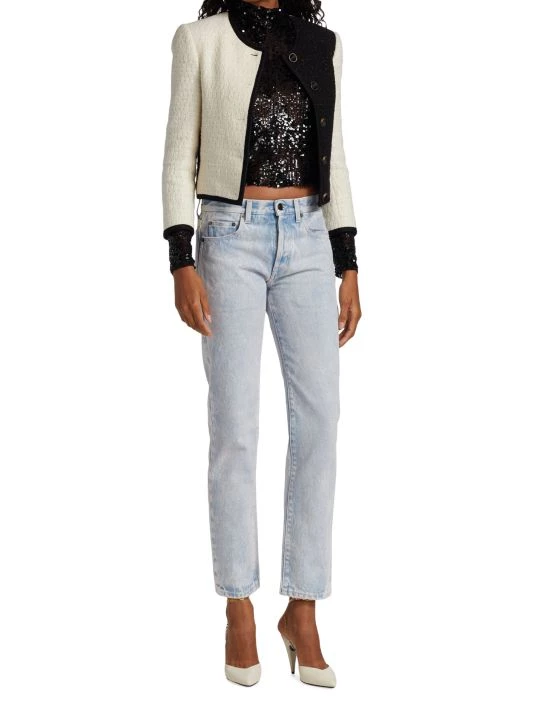 Saint Laurent Two-Tone Tweed Jacket 4 Saint Laurent Two-Tone Tweed Jacket - Image 2