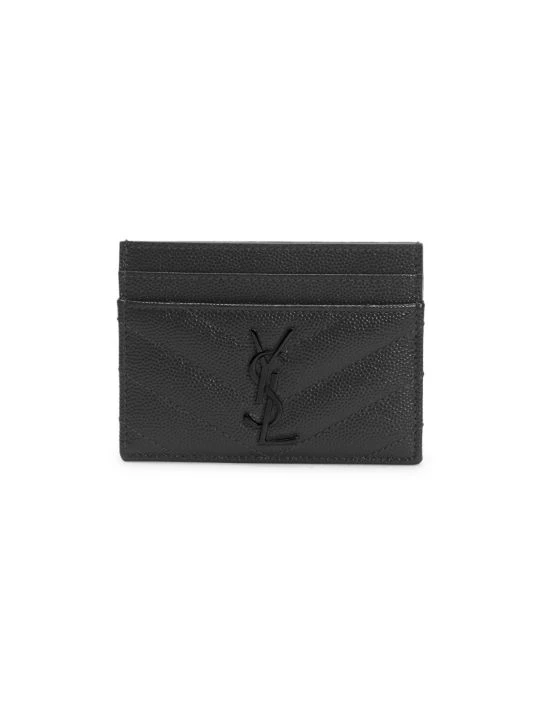 Saint Laurent Leather Credit Card Holder 3 Saint Laurent Leather Credit Card Holder