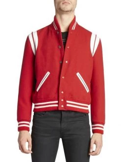 Saint Laurent Banded Teddy Varsity Jacket For Men Naturel 10 Saint Laurent Banded Teddy Varsity Jacket For Men Naturel -Saint Laurent Sales Store unnamed file 3989