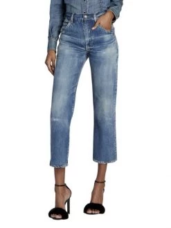 Saint Laurent 70s Cropped Jeans -Saint Laurent Sales Store unnamed file 4022