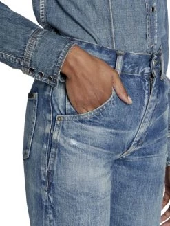 Saint Laurent 70s Cropped Jeans -Saint Laurent Sales Store unnamed file 4025