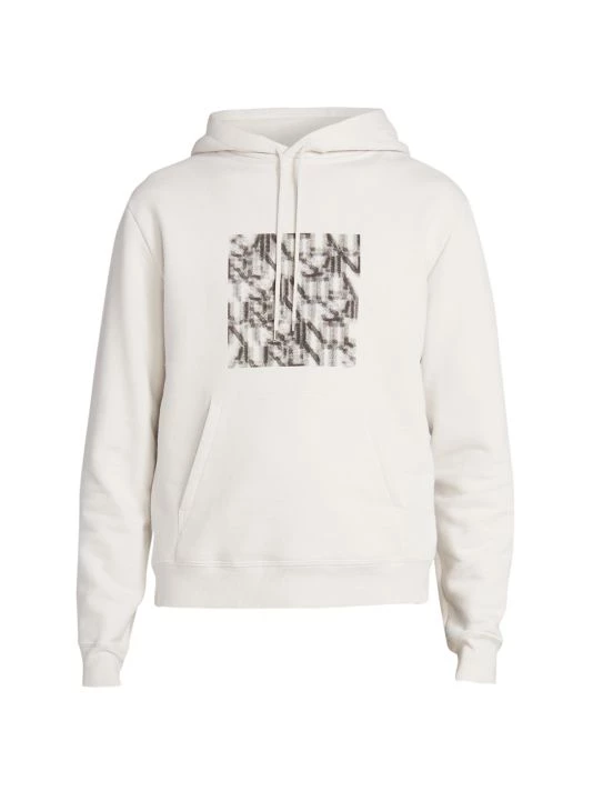 Saint Laurent Logo Cube Graphic Hoodie For Men 3 Saint Laurent Logo Cube Graphic Hoodie For Men