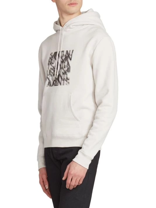 Saint Laurent Logo Cube Graphic Hoodie For Men 6 Saint Laurent Logo Cube Graphic Hoodie For Men - Image 4