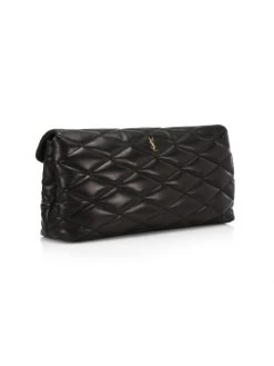 Saint Laurent Large Quilted Leather Envelope Clutch Nero -Saint Laurent Sales Store unnamed file 492