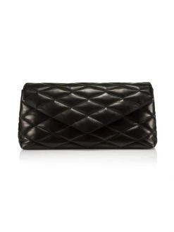 Saint Laurent Large Quilted Leather Envelope Clutch Nero -Saint Laurent Sales Store unnamed file 493