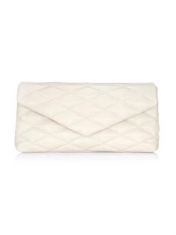 Saint Laurent Large Quilted Leather Envelope Clutch Nero -Saint Laurent Sales Store unnamed file 495