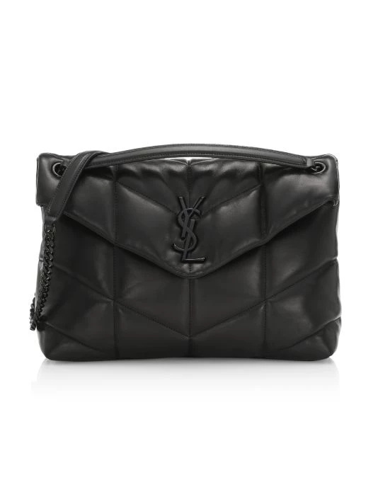 Saint Laurent Medium Loulou Puffer Leather Shoulder Bag 3 Saint Laurent Medium Loulou Puffer Leather Shoulder Bag