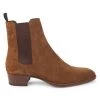 Saint Laurent Wyatt Suede Chelsea Boots For Men