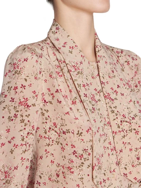 Saint Laurent Tieneck Floral-Print Blouse 8 Saint Laurent Tieneck Floral-Print Blouse - Image 6