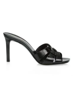 Saint Laurent Tribute 85MM Calfskin Mules