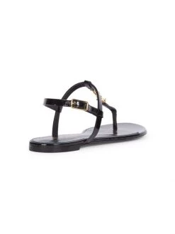 Saint Laurent Cassandra Patent Leather Slingback Thong Sandals -Saint Laurent Sales Store unnamed file 585